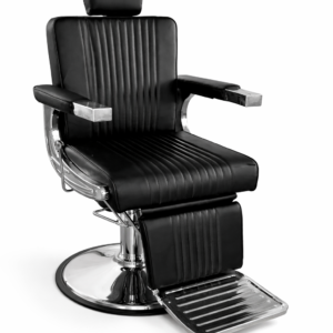Sillón de Barbero Moderno Hidraulico Plata Modelo DL1008