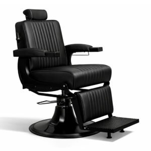 Sillón de Barbero Hidraulico Negro Modelo DL1007